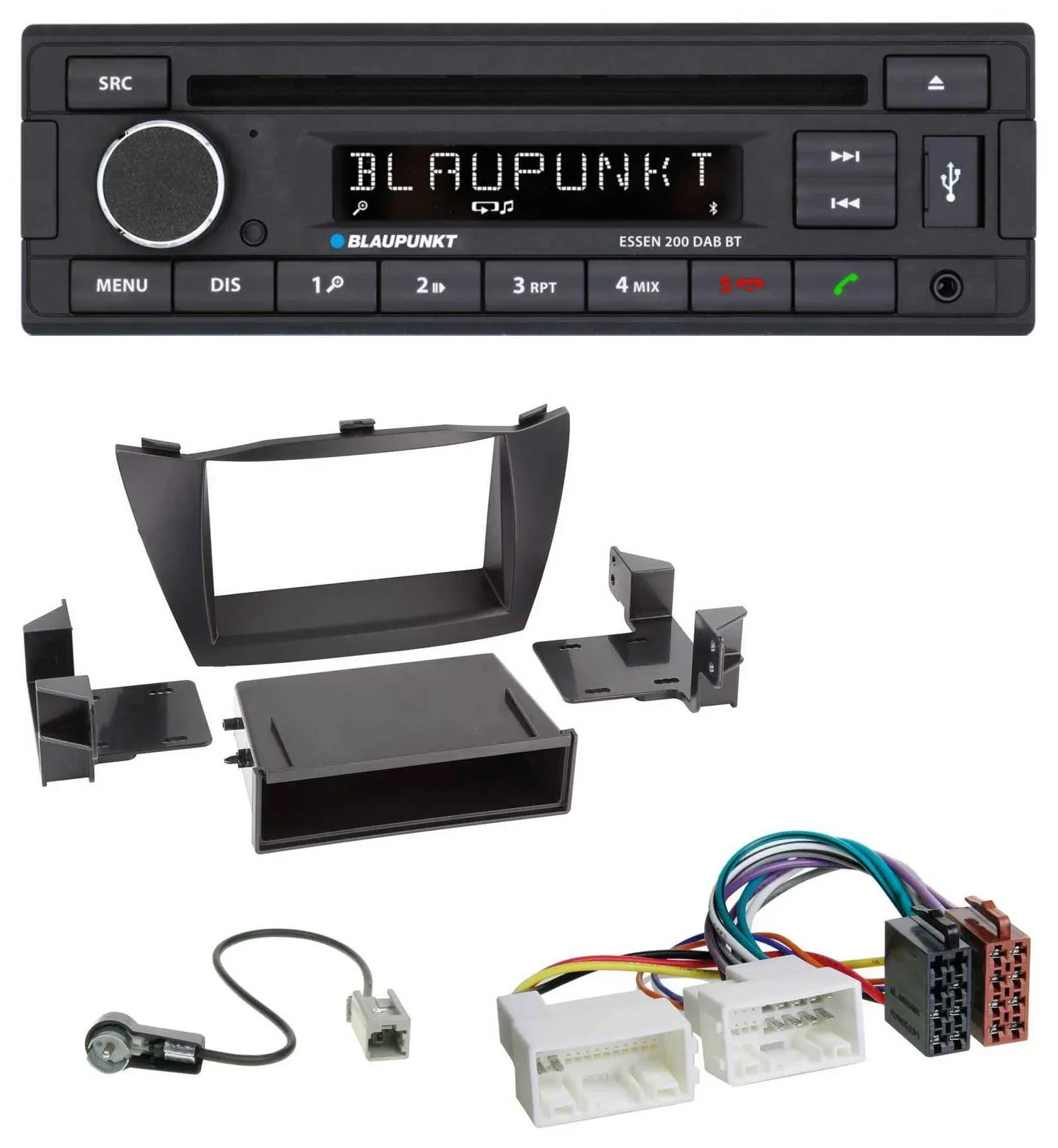 Blaupunkt USB MP3 Bluetooth DAB CD Autoradio für Hyundai Tucson (2010-2015)