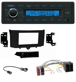 VDO AUX Bluetooth USB MP3 Autoradio für Smart ForTwo (2010-2015)
