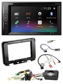 Pioneer Bluetooth Lenkrad USB 2DIN DAB DVD Autoradio für Suzuki Jimmny GJ ab 201