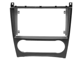 Einbaurahmen für 9 Zoll Autoradio für Mercedes C CLC CLK-Klasse schwarz