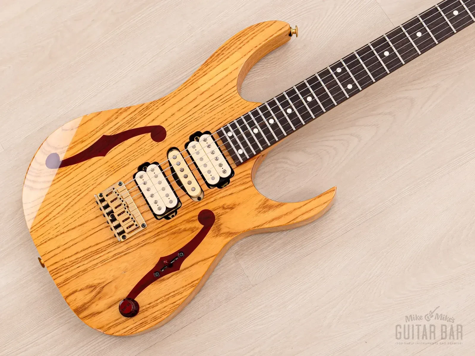 Б/У Электрогитара Ibanez PGM800 Paul Gilbert Signature 1996 HSH Brown Stain, Fujigen