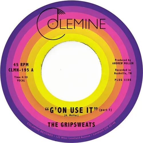 Виниловая пластинка Gripsweats – G'on Use It (Релиз 2021)