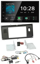 Kenwood Bluetooth Lenkrad DAB USB 2DIN Autoradio für Land Rover Evoque 2011-2013