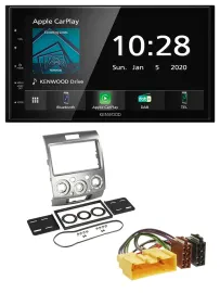 Kenwood Bluetooth MP3 DAB USB 2DIN Autoradio für Ford Ranger 2AB 2007 2011