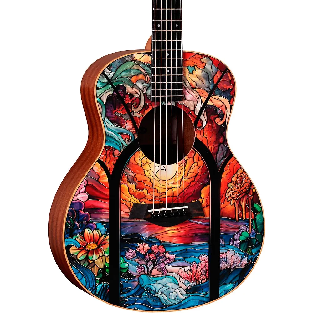 Акустическая гитара Taylor Zedd GS Mini Telos Special Edition (Custom Graphic), 6-струнная, 23.5", с чехлом