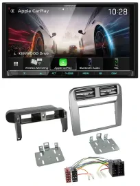 Kenwood MP3 2DIN USB DAB Bluetooth Autoradio für Fiat Grande Punto 05-09 anthraz