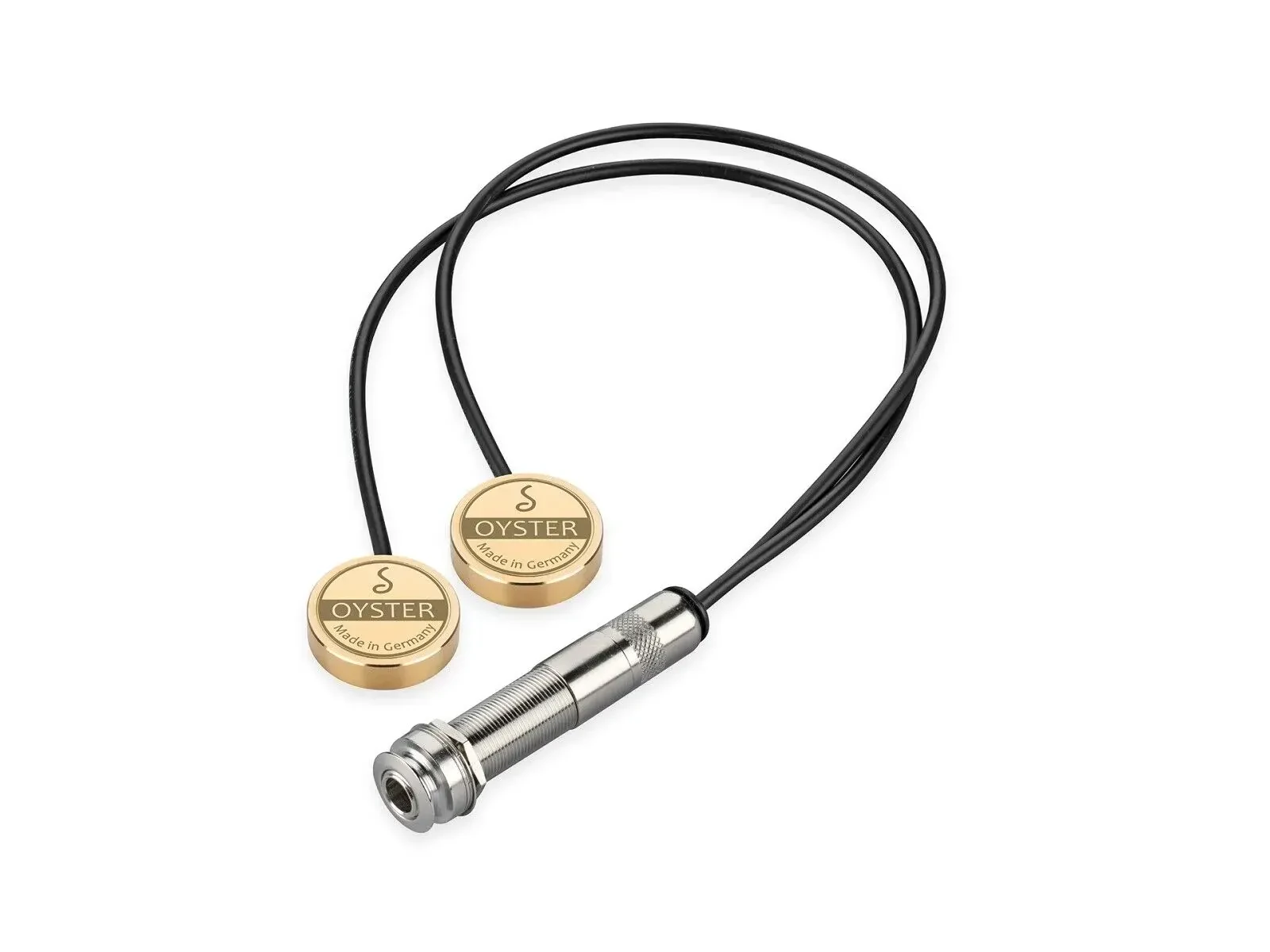 Звукосниматель для акустической гитары Schaller Oyster D/S пьезо, латунь