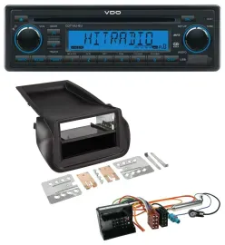 VDO AUX MP3 1DIN CD USB Autoradio für Citroen Nemo Peugeot Bipper ab 2008