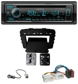 Автомагнитола Kenwood для Kia Sorento (UM, с 03/2015) MP3, Bluetooth, DAB, USB, CD
