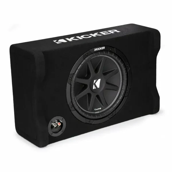 Kicker 48CDF124 Comp Series 150W 12" Sealed Down Firing Subwoofer Enclosure
