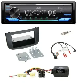 JVC Bluetooth DAB USB Lenkrad Autoradio für Mitsubishi Colt Z3B/Z3V/Z30/Z30G 08-