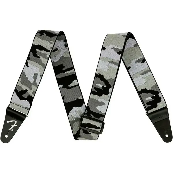 Гитарный ремень Fender Weighless Camouflage Guitar Strap Winter Camouflage