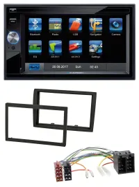 Blaupunkt SD Bluetooth 2DIN MP3 USB AUX Autoradio für Citroen Jumper 11-21 Peuge