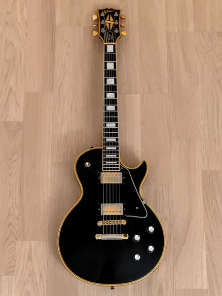 Электрогитара Gibson Les Paul Custom Ebony Black Beauty w/case USA 1976