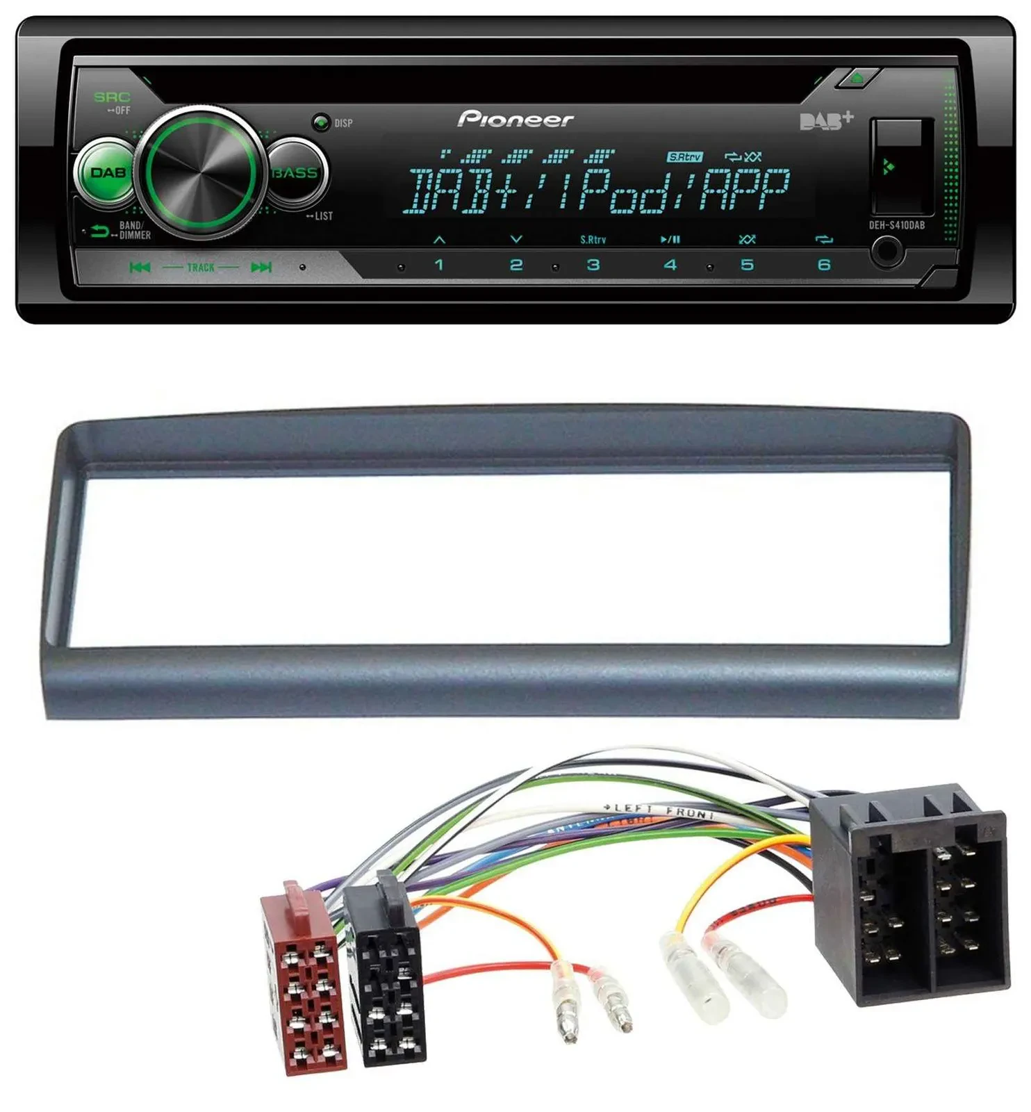Pioneer USB MP3 DAB AUX CD Autoradio für Alfa Romeo Spider GTV 1994-2005