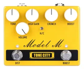 Педаль эффектов для электрогитары Tone City Model M V2 Distortion