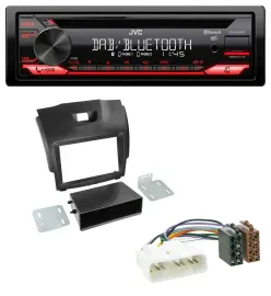 JVC CD DAB USB Bluetooth MP3 Autoradio für Isuzu D-Max (2012-2020)