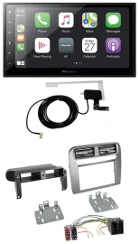 Pioneer USB MP3 2DIN Bluetooth DAB Autoradio für Fiat Grande Punto 05-09 anthraz