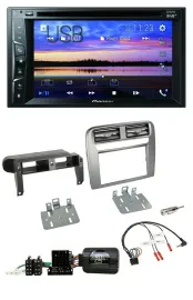 Pioneer Bluetooth 2DIN USB DVD DAB Lenkrad Autoradio für Fiat Grande Punto anthr
