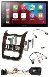 Автомагнитола Pioneer 2DIN DAB Bluetooth USB для Dacia (с 2012), тёмно-коричневый