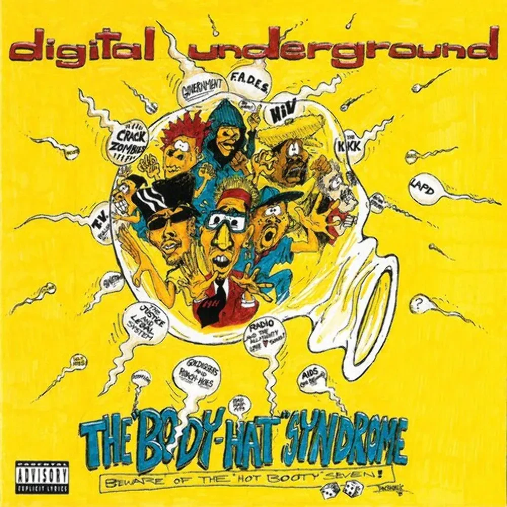 Виниловая пластинка Digital Underground – The "Body-Hat" Syndrome (30th Anniversary), жёлтый винил (Релиз 1993)