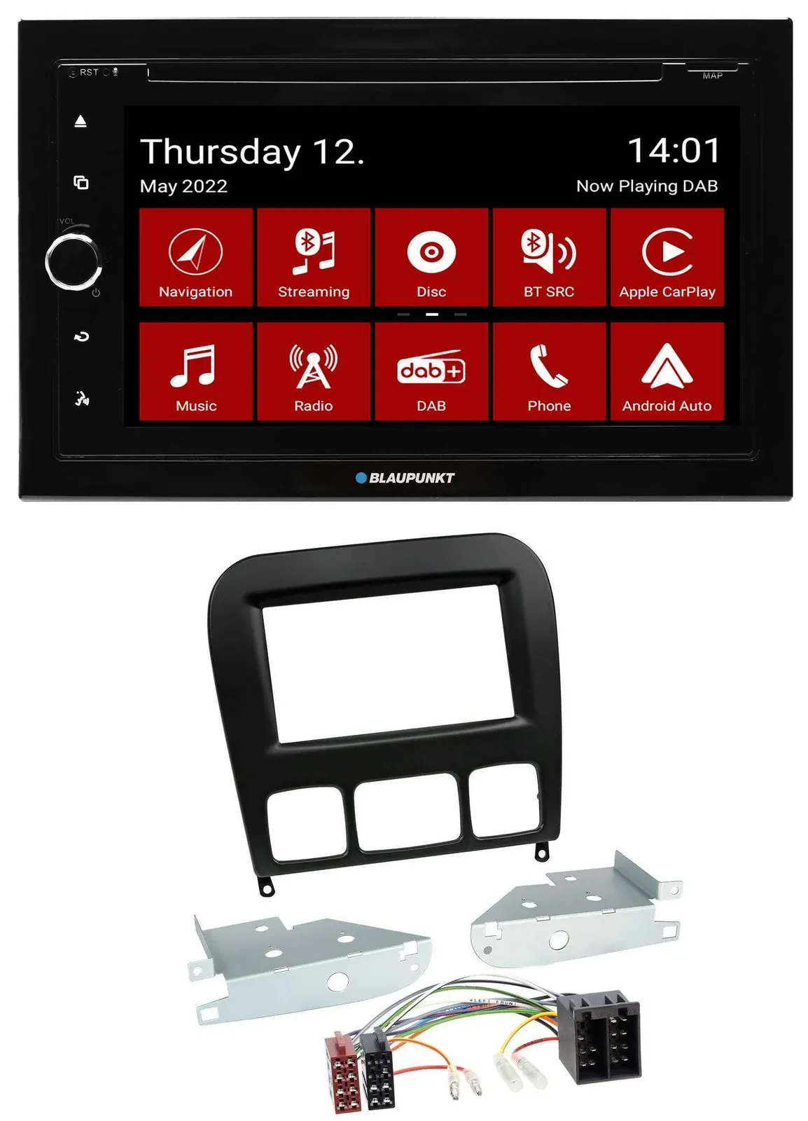 Blaupunkt MP3 DVD Bluetooth DAB 2DIN USB Autoradio für Mercedes S-Klasse 1998-20