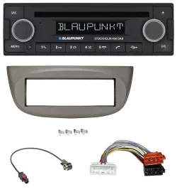 Blaupunkt MP3 Bluetooth DAB CD USB Autoradio für Renault Twingo ab 2015 beige-gr