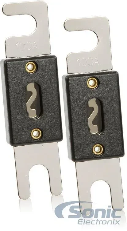 2 Pack of 100 Amp Nickel-Plated ANL Fuse (Belva BANL100)