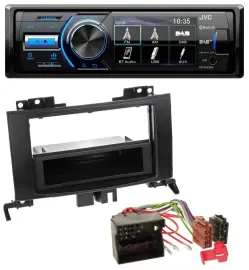 Автомагнитола JVC Bluetooth MP3 USB DAB черная для Mercedes Sprinter (с 2006)