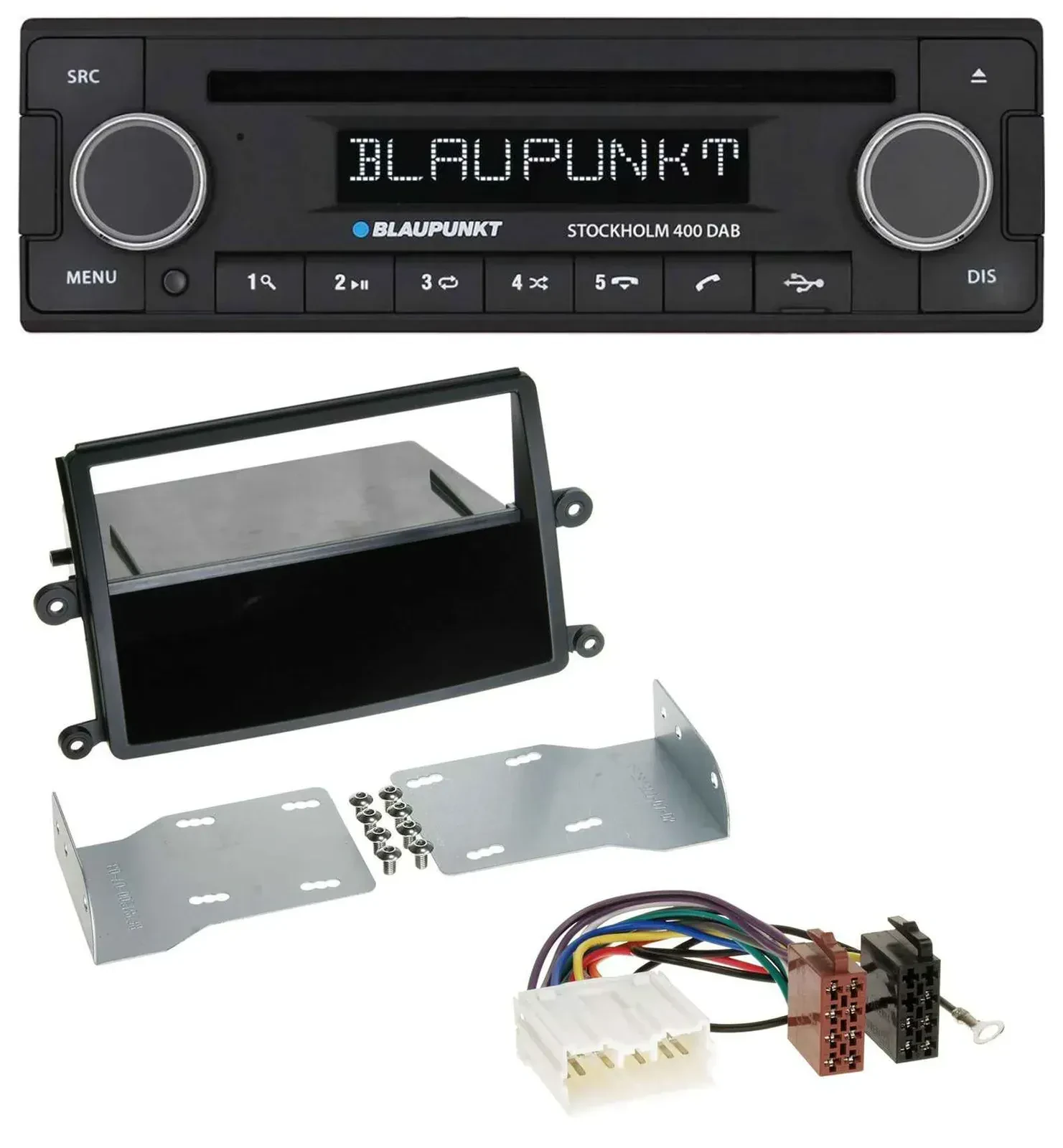 Blaupunkt MP3 Bluetooth DAB CD USB Autoradio für Mitsubishi L200 (KAOT, ab 2006)