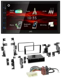 Автомагнитола JVC 2DIN USB Bluetooth MP3 DAB для Nissan Quest/Rogue/Titan (с 2011)