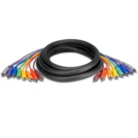 Коммутационный кабель Hosa Technology 2m (6.6') Unbalanced Snake, RCA to RCA #CRA-802