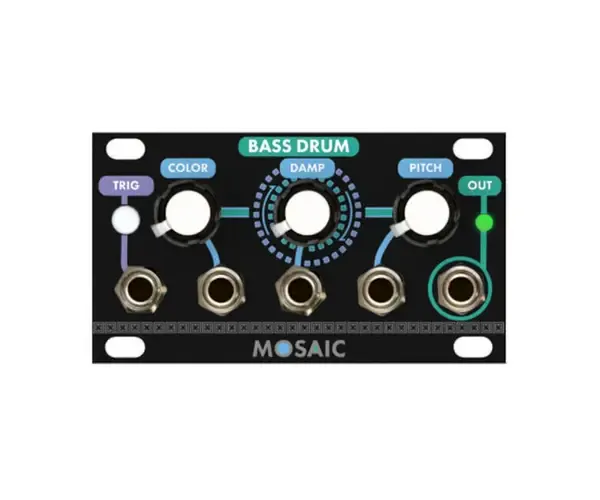 Модуль студийного синтезатора Mosaic Bass Drum Eurorack Module