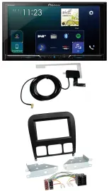 Pioneer 2DIN DAB USB MP3 Bluetooth Autoradio für Mercedes S-Klasse 1998-2005 sch