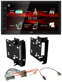JVC USB Bluetooth MP3 DAB 2DIN Autoradio für Chrysler 300C Sebring Dodge Avenger