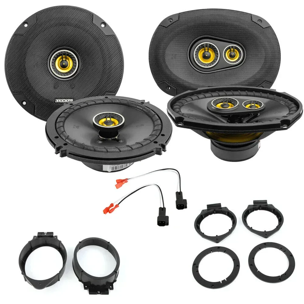Комплект автомобильных динамиков для GMC Sierra 1500 Crew Cab (2014–2024) Kicker Factory Speaker Replacement Package (набор)