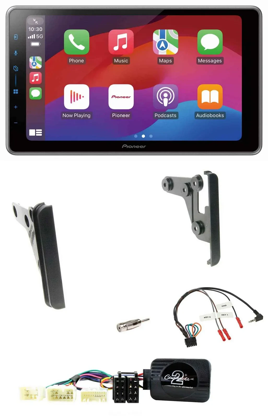 Pioneer Lenkrad USB DAB Bluetooth 2DIN Autoradio für Toyota RAV 4 2001-2005