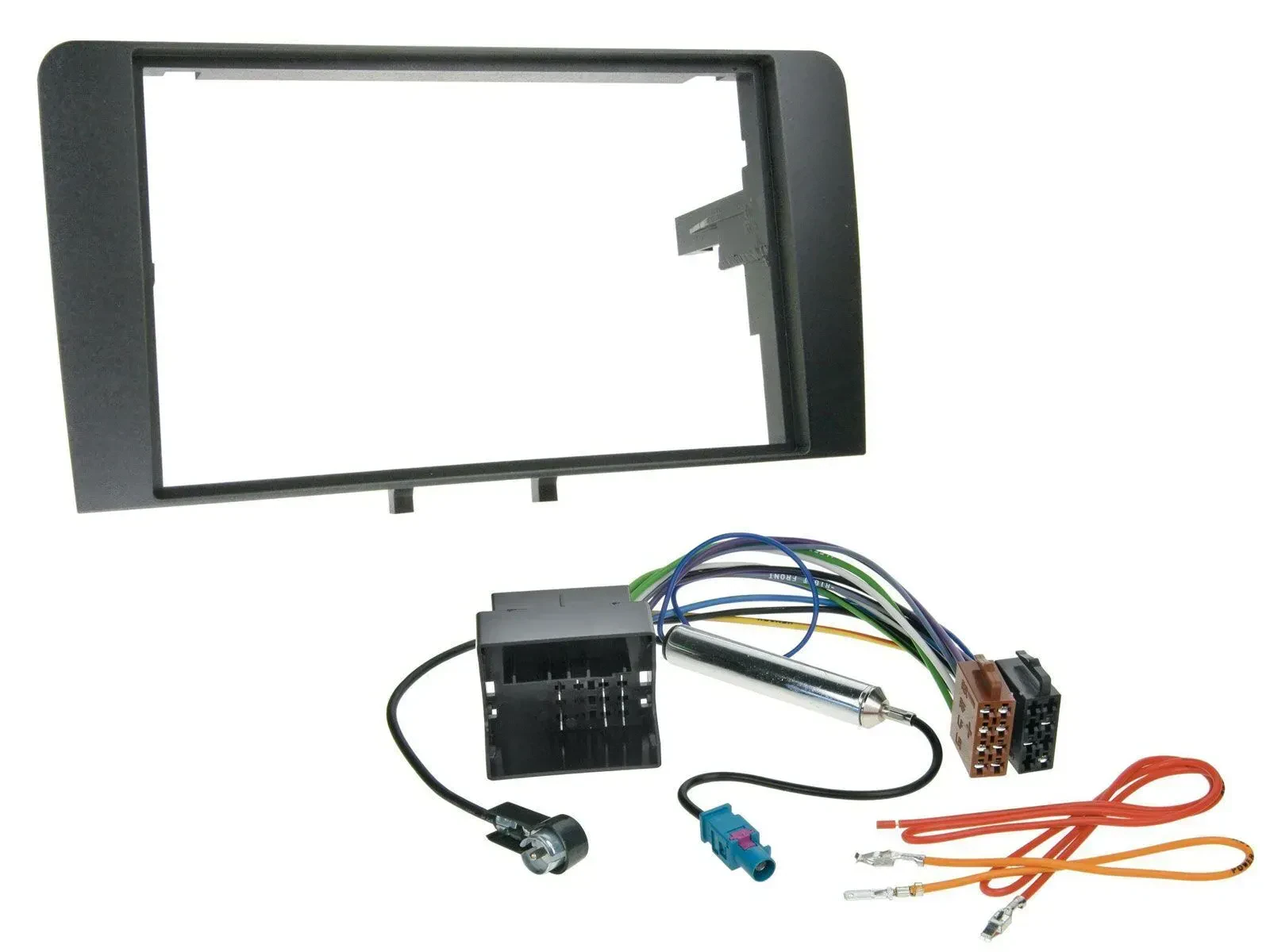 Radioeinbauset Doppel DIN Autoradio für Audi A3 03-12 8P Quadlock