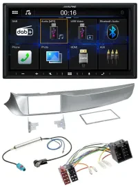 Alpine Bluetooth 2DIN MP3 DAB USB Autoradio für Alfa Giulietta 05/2010-10/2013 s