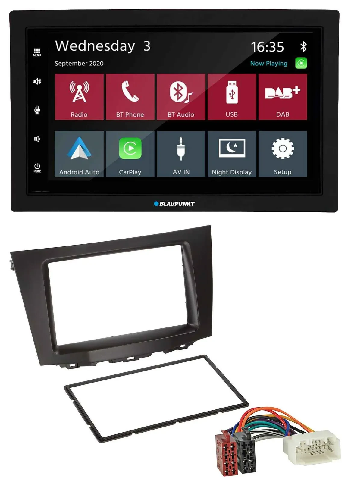 Автомагнитола Blaupunkt 2-DIN, DAB, Bluetooth, USB, MP3 для Suzuki Kizashi (с 2009)