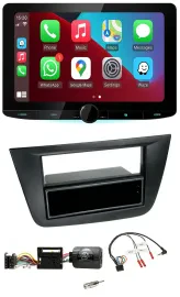 Kenwood Lenkrad USB DAB Bluetooth Autoradio für Seat Altea Toledo 2004-2009 schw