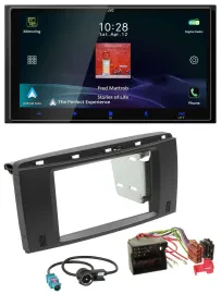 JVC USB Bluetooth 2DIN DAB MP3 Autoradio für Mercedes R-Klasse 2006-2012