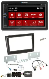 Blaupunkt 2DIN USB DAB Lenkrad Bluetooth TMC Navigation für Fiat Doblo ab 2015 s