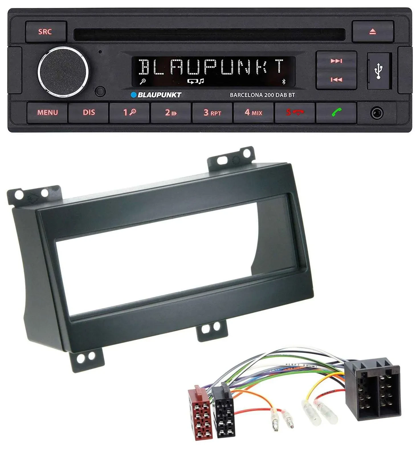 Blaupunkt USB DAB CD Bluetooth MP3 Autoradio für Kia Ceed (2007-2009)