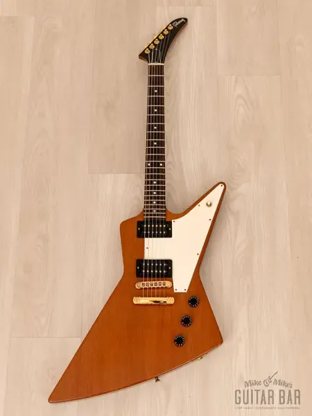 Электрогитара Gibson Limited Edition Explorer '76 Vintage Reissue Natural USA 2004 w/Case & Tags