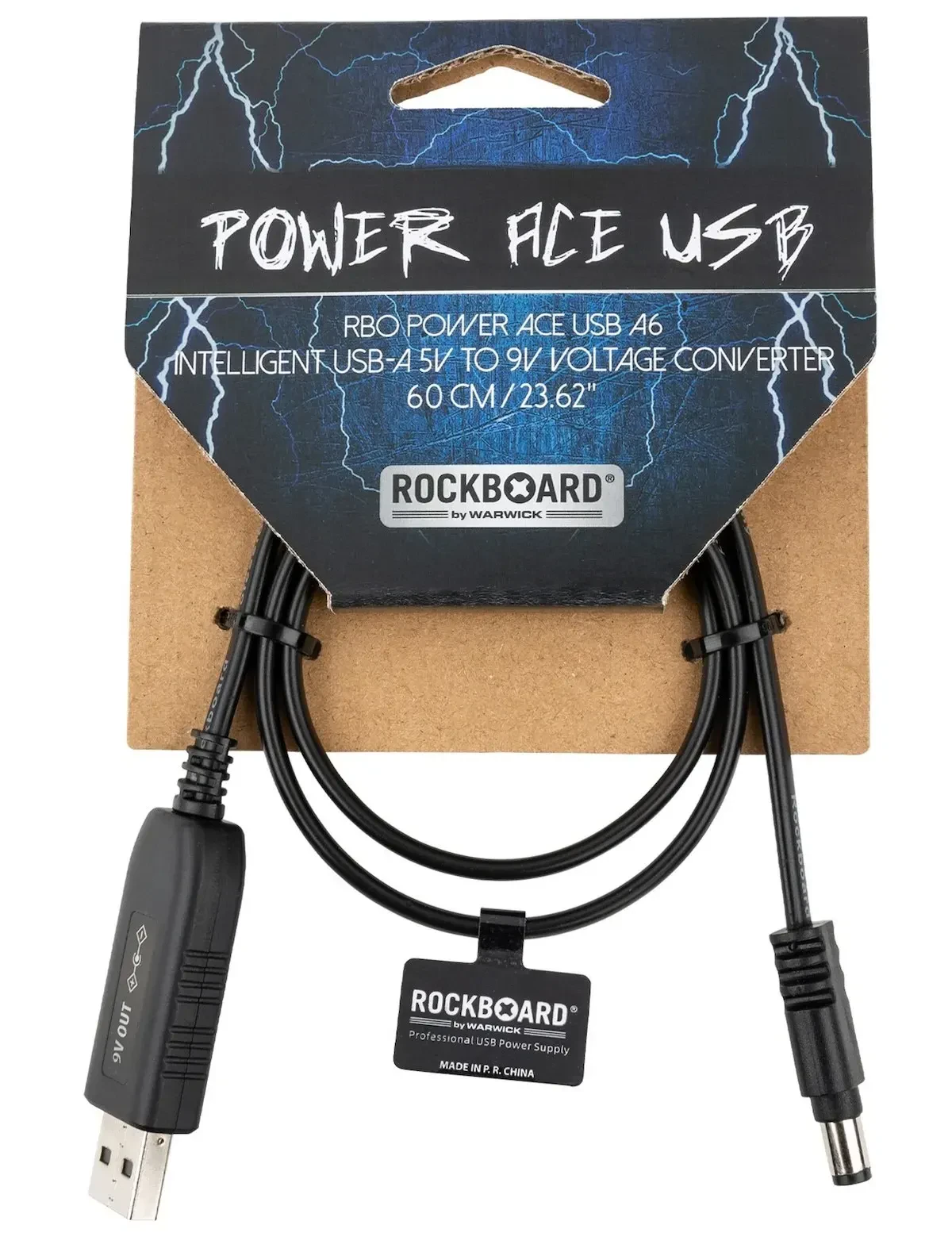 Адаптер питания для педалей эффектов Rockboard Power Ace USB A6 USB-A 5V to 9V