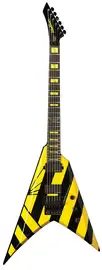 Электрогитара Washburn Parallaxe V260FR-Michael Sweet Black/Yellow