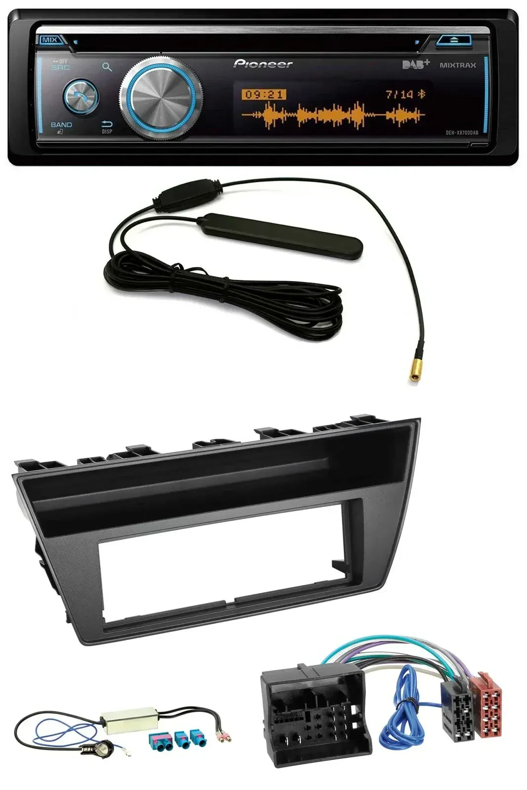 Автомагнитола для Skoda Fabia III (2014–2020) Pioneer CD/USB/Bluetooth/DAB/MP3