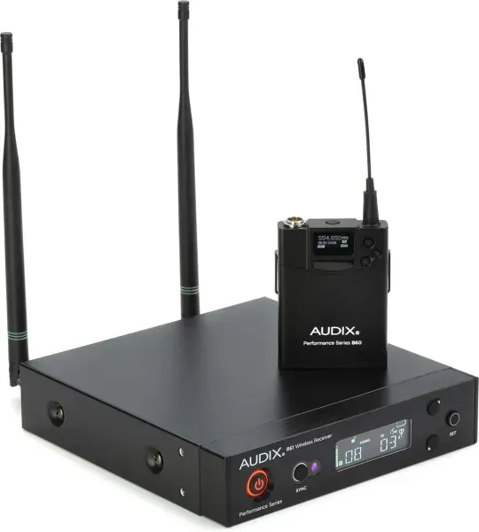 Audix AP 61BP Bodypack Wireless System for Lavalier Mics, Headsets Mics, and...