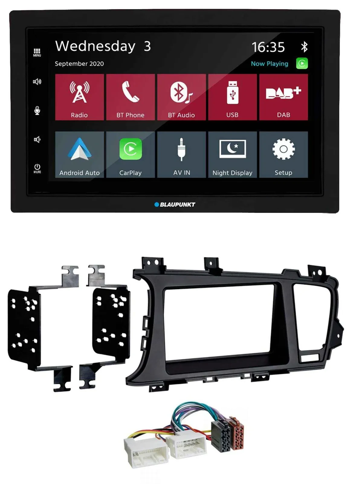 Автомагнитола Blaupunkt 2DIN DAB Bluetooth USB MP3 для Kia Optima (с 2012)